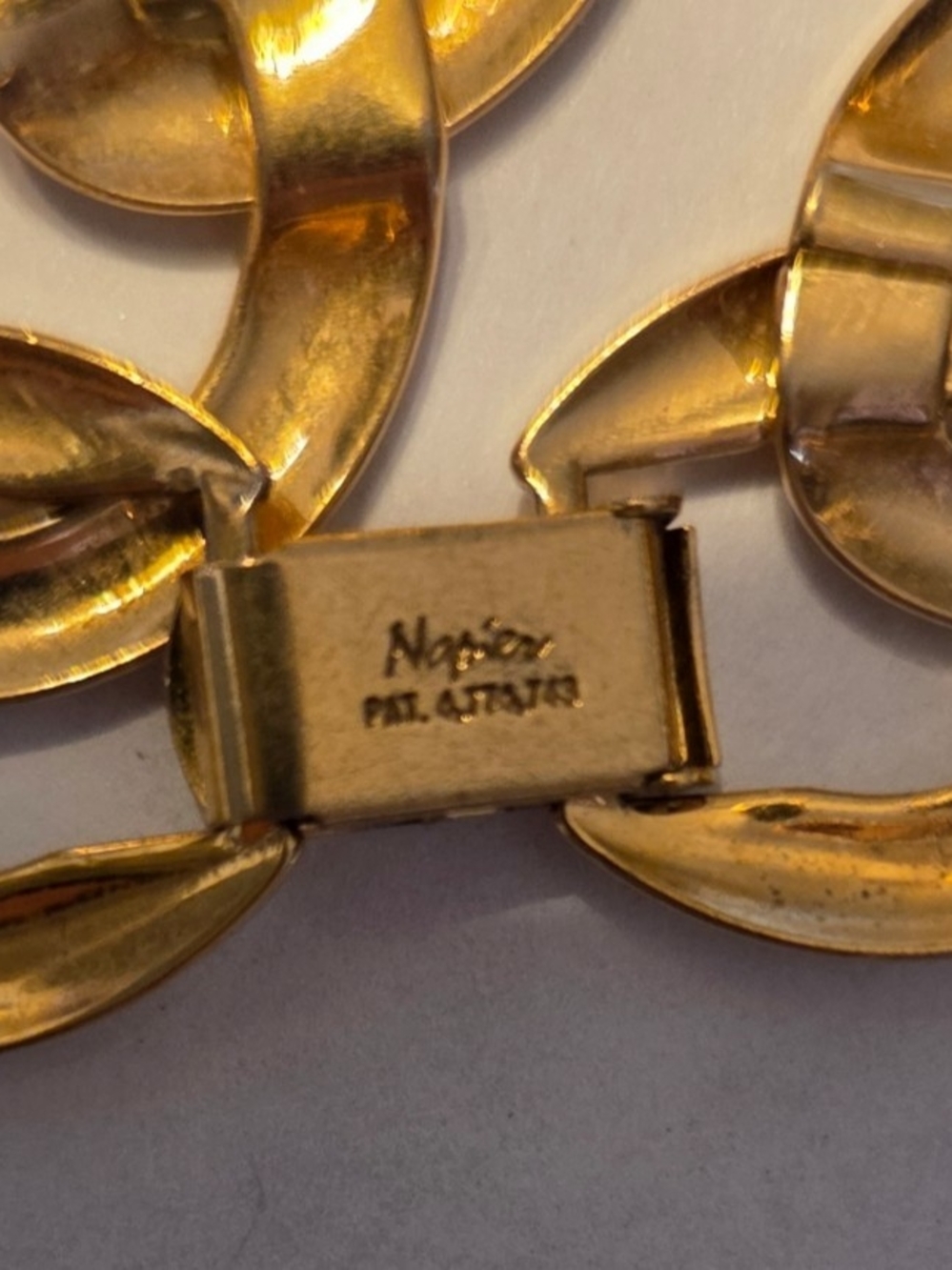 Vintage Napier Chunky Link Necklace - Picture 3 of 4